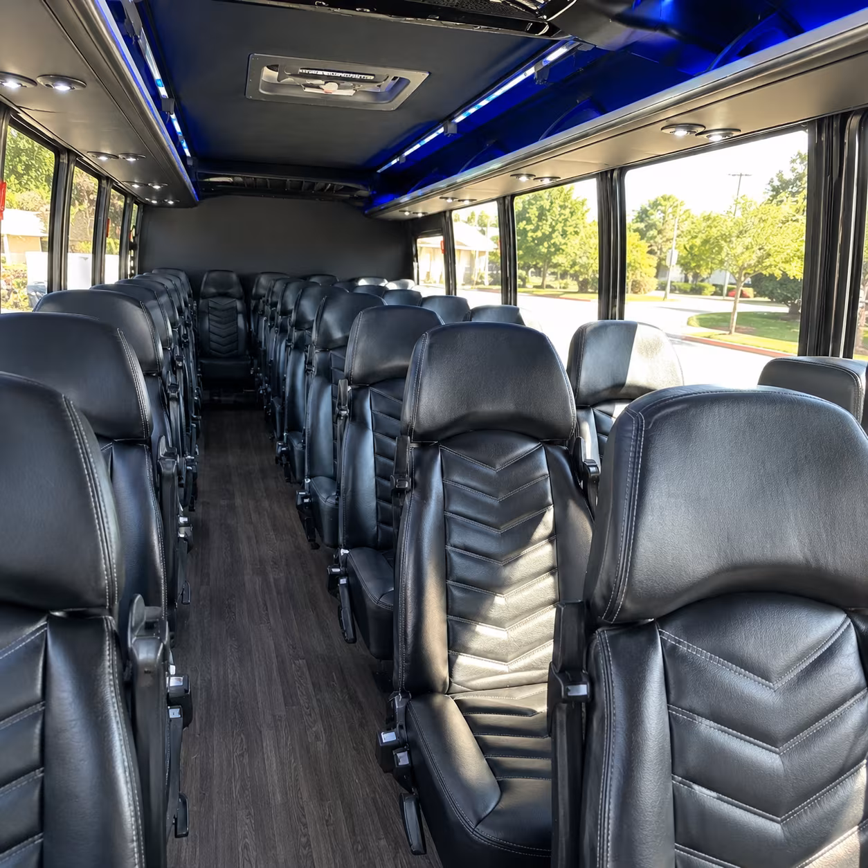 hollywood airport transportation onboard seating