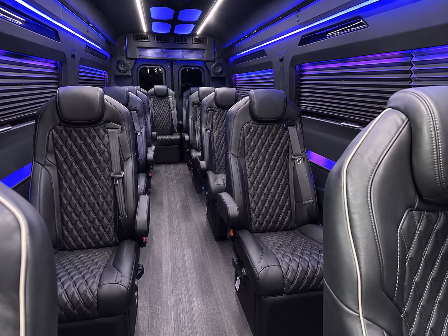 hollywood corporate event transportation onboard seating
